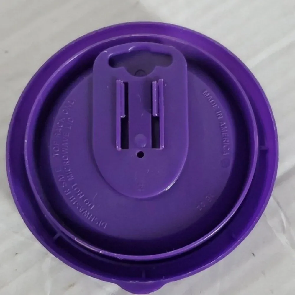 Tervis Mom 16 oz Travel Tumbler Cup Mug Floral Butterfly Purple BPA FREE PLASTIC